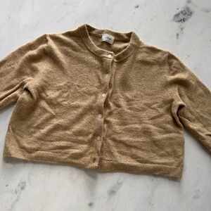 Wilfred Cropped Button Cardigan